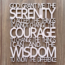 Load image into Gallery viewer, Serenity Prayer…Small
