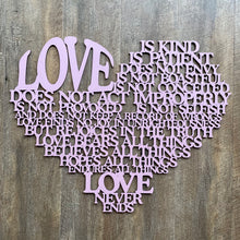 Load image into Gallery viewer, "Love is..." Large Laser Cut Sign