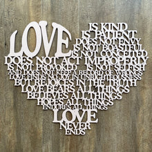 Load image into Gallery viewer, "Love is..." Large Laser Cut Sign