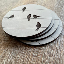 Load image into Gallery viewer, Coasters - Birds on Wire