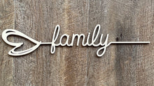 Load image into Gallery viewer, Heart Words…Family