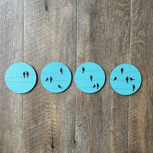 Load image into Gallery viewer, Coasters - Birds on Wire