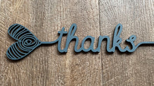 Load image into Gallery viewer, Heart Words…Thanks