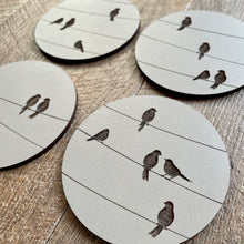 Load image into Gallery viewer, Coasters - Birds on Wire