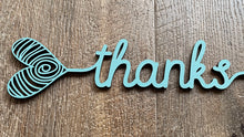 Load image into Gallery viewer, Heart Words…Thanks