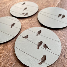 Load image into Gallery viewer, Coasters - Birds on Wire