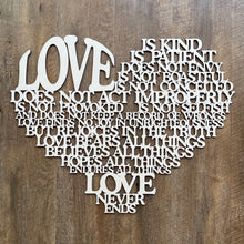 Load image into Gallery viewer, "Love is..." Large Laser Cut Sign