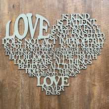 Load image into Gallery viewer, "Love is..." Large Laser Cut Sign
