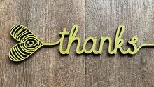 Load image into Gallery viewer, Heart Words…Thanks