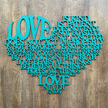 Load image into Gallery viewer, "Love is..." Large Laser Cut Sign