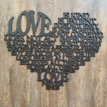 Load image into Gallery viewer, "Love is..." Large Laser Cut Sign