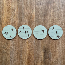 Load image into Gallery viewer, Coasters - Birds on Wire
