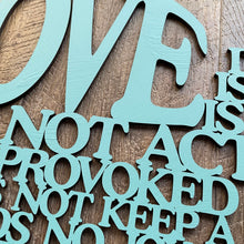 Load image into Gallery viewer, "Love is..." Large Laser Cut Sign