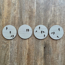 Load image into Gallery viewer, Coasters - Birds on Wire