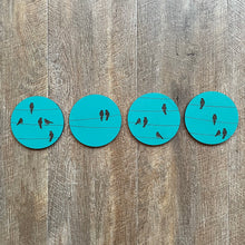 Load image into Gallery viewer, Coasters - Birds on Wire