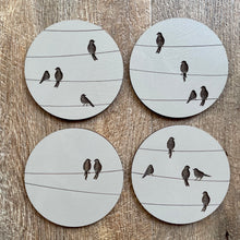 Load image into Gallery viewer, Coasters - Birds on Wire