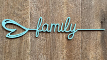 Load image into Gallery viewer, Heart Words…Family