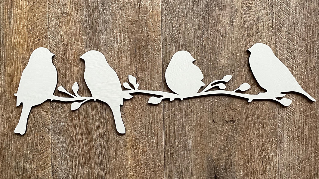 Birds on Branch - Family