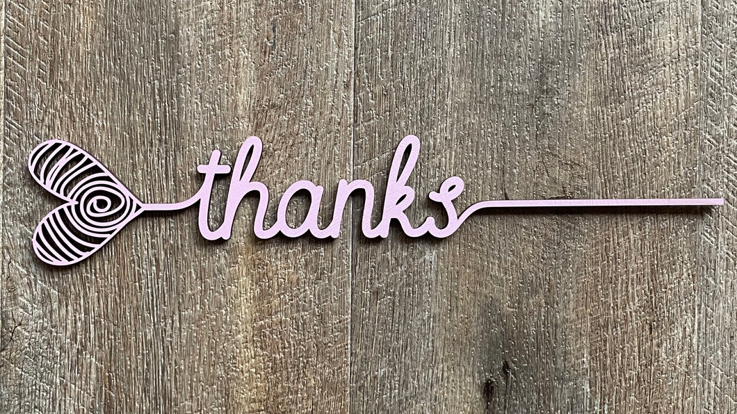 Heart Words…Thanks
