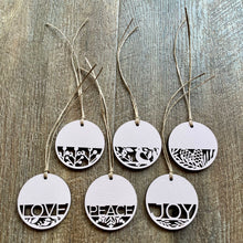 Load image into Gallery viewer, Gift Tags..Love, Peace, Joy
