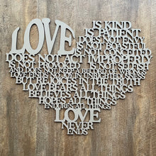 Load image into Gallery viewer, &quot;Love is...&quot; Large Laser Cut Sign
