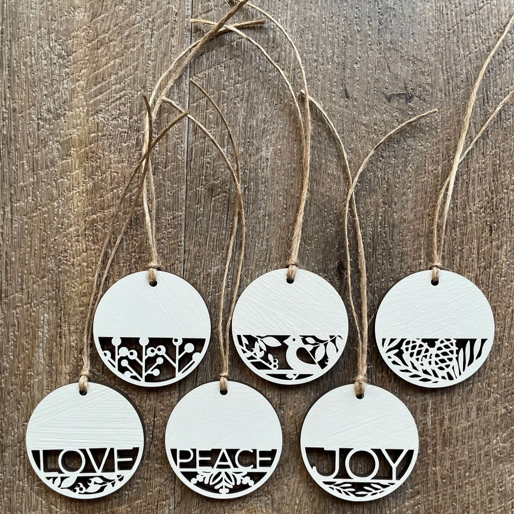 Gift Tags..Love, Peace, Joy