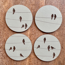 Load image into Gallery viewer, Coasters - Birds on Wire
